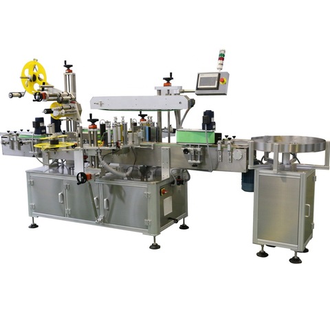 Double Sides Square Wine Bottle Label Pasting Machine