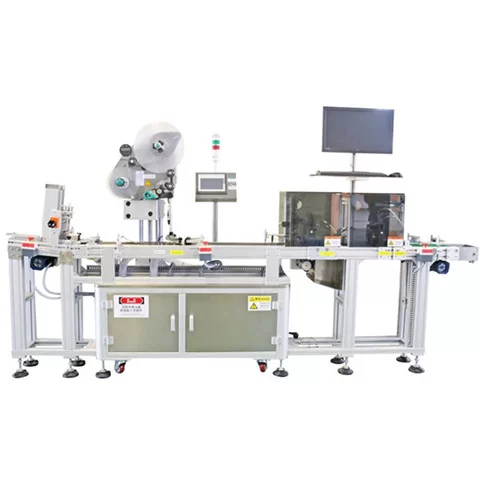 Auto Pouches Top Side Hologram Labeling Machine