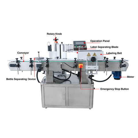 Barcode Label Top Labeling Machine