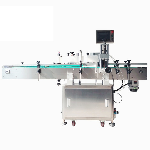 Automatic Three Sides Sauce Glass Bottle Sticker Labeling Machine...