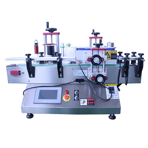 High Performance semi automatic round bottle labeling machine with...