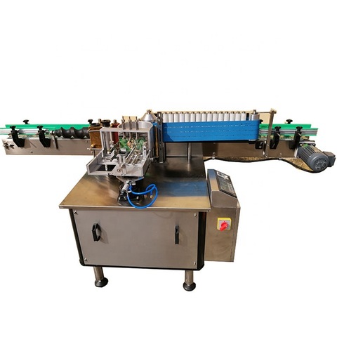 Bottle Can Cap Top Label Labeling Machine