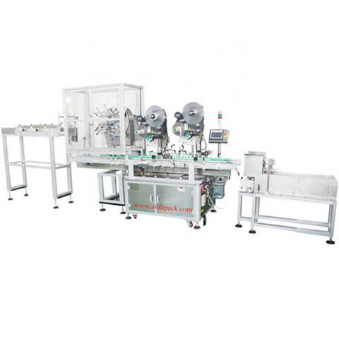 Water Solution Bottle Double Sides Labeling Machine