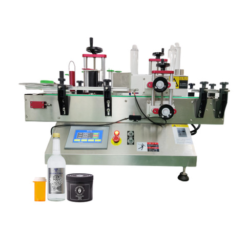 Plastic Flat Bucket Drum Self Adhesive Labeling Machine