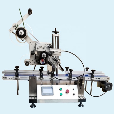 Flat Bottle Sticker Labeling Machine