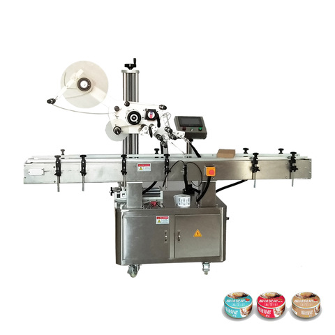 Automatic Plastic Bag Package Labeling Machine With Feeder