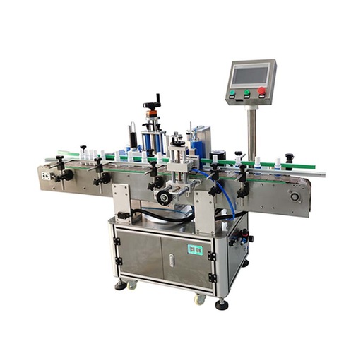 Round Plastic Bottle Top Labeling Machine